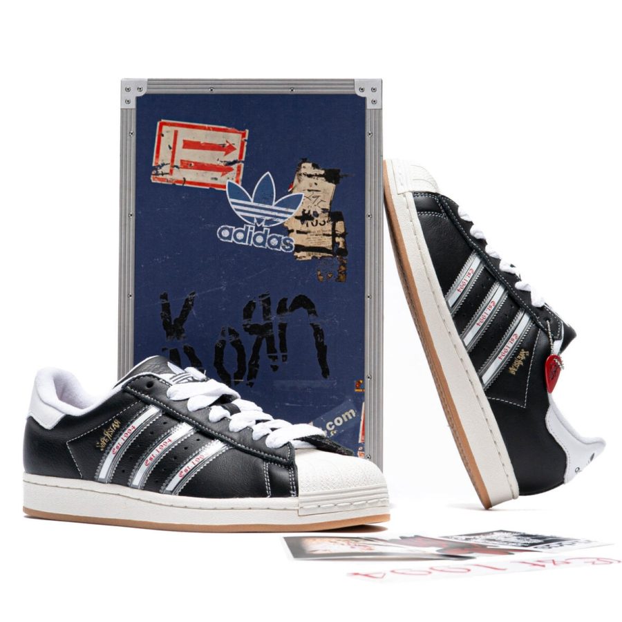 giày adidas x korn superstar 'black whtie' ih1313