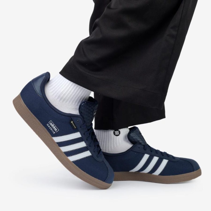 giày adidas originals gazelle gore-tex 'college navy' jr2729