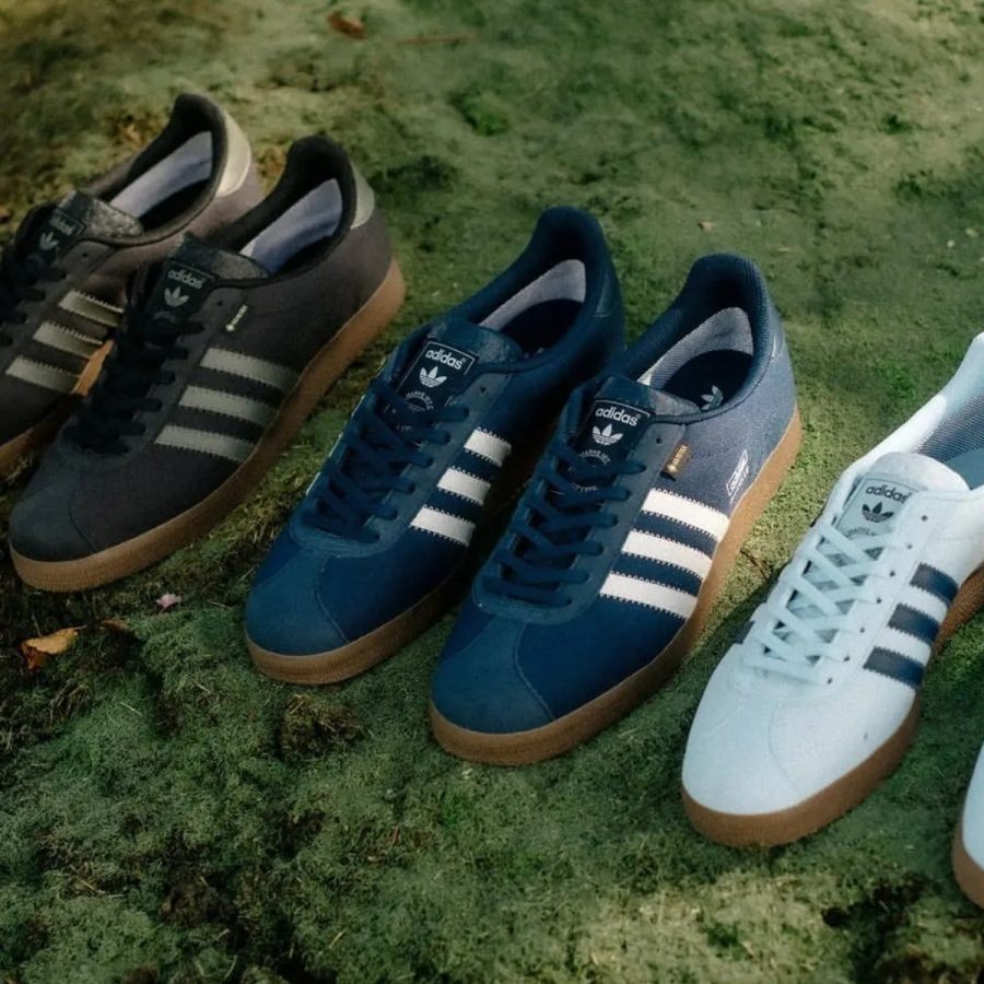 giày adidas originals gazelle gore-tex 'college navy' jr2729