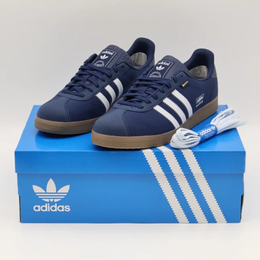 giày adidas originals gazelle gore-tex 'college navy' jr2729