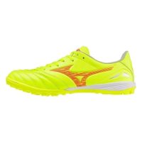 giày đá bóng mizuno morelia neo iv pro tf dyna safety yellow/fiery coral p1gd243445