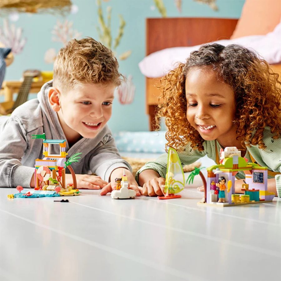 lego friends khu lướt sóng bãi biển của stephanie 41710