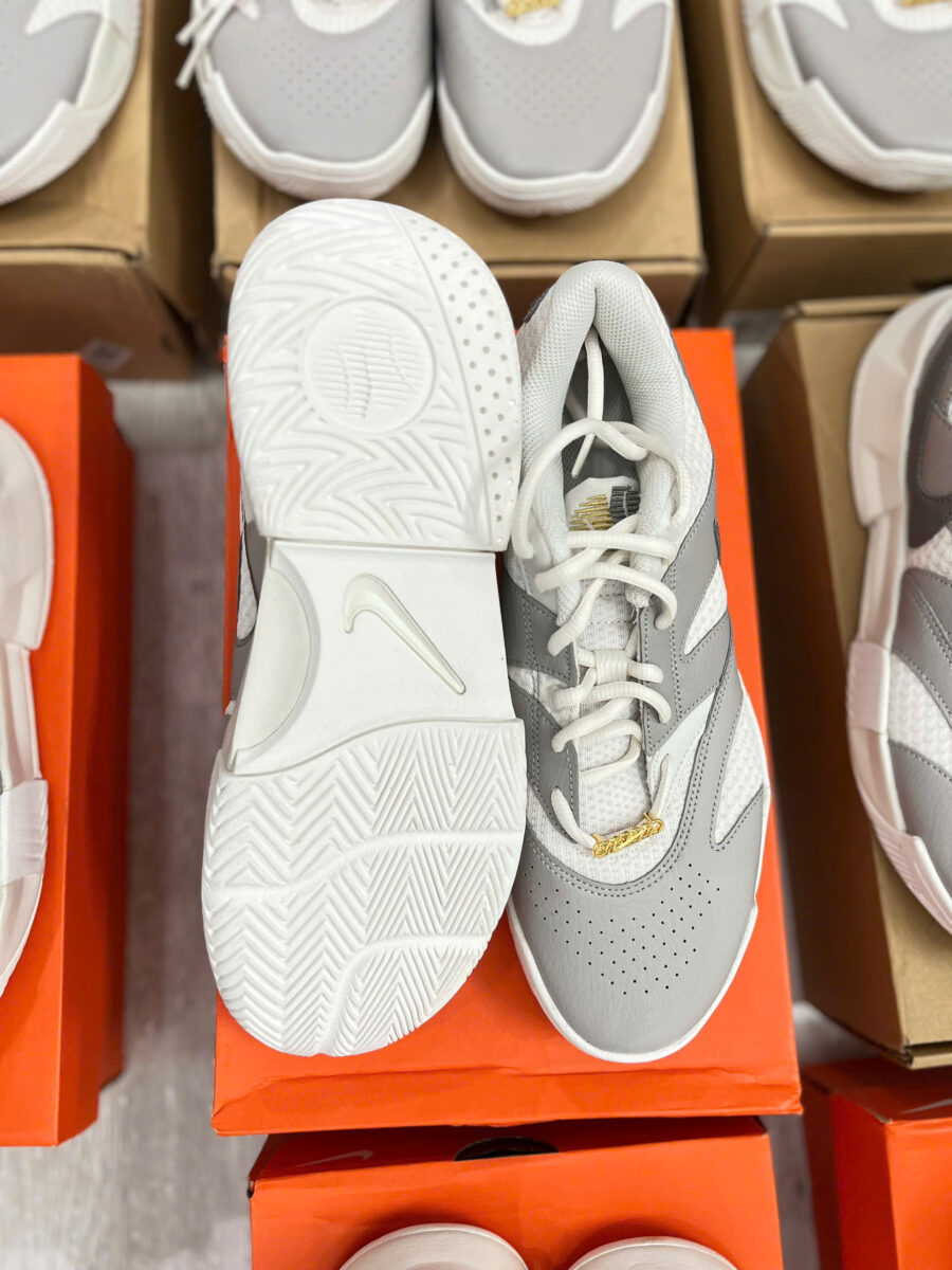giày tennis/pickleball nikecourt lite 4 premium 'gold flair pack' fz1220-001