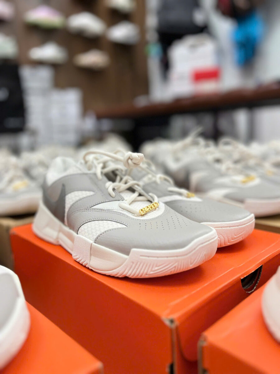 giày tennis/pickleball nikecourt lite 4 premium 'gold flair pack' fz1220-001