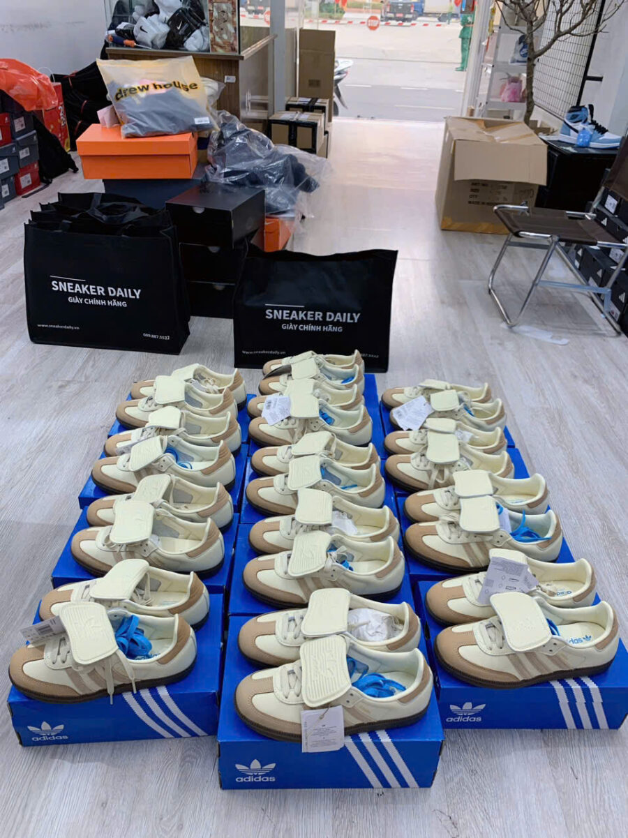 giày adidas samba lt w cream white sand gold jh5706