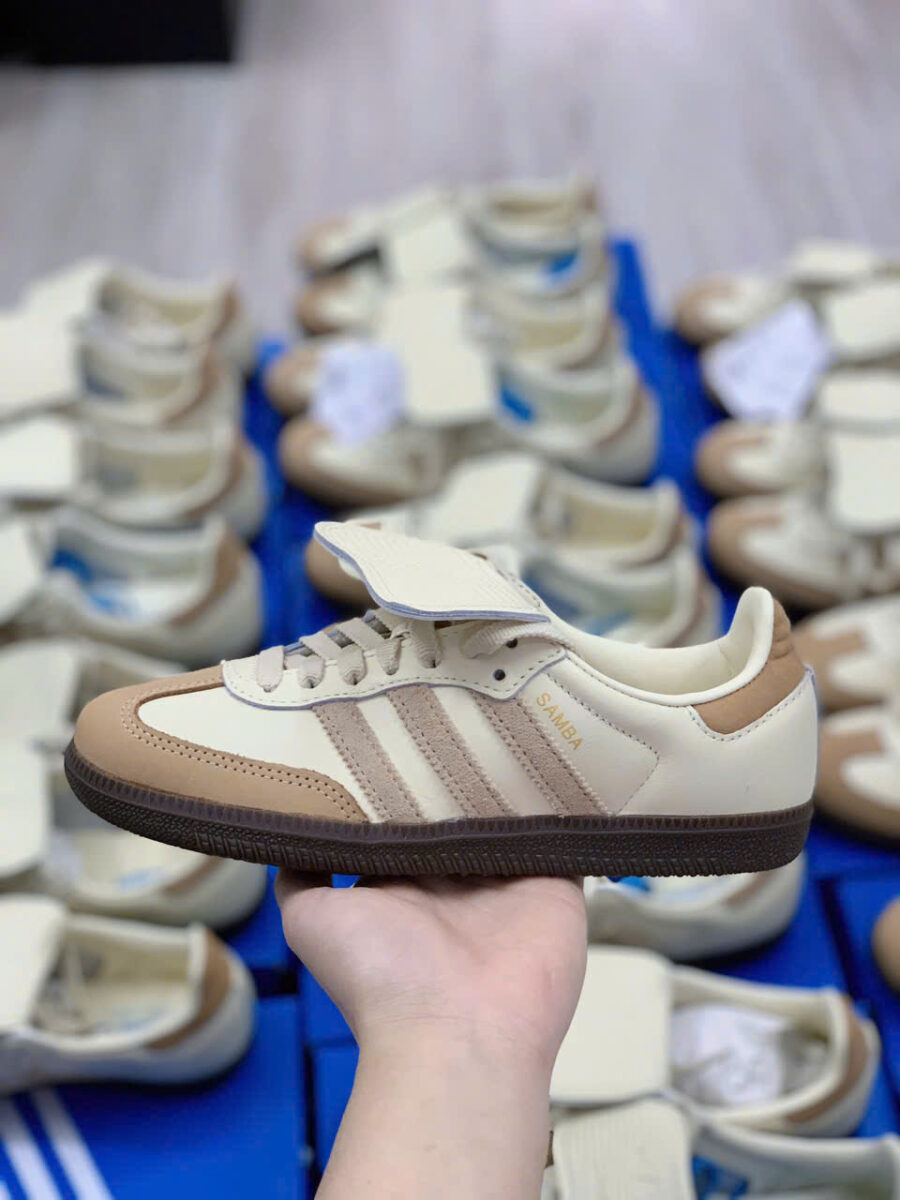 giày adidas samba lt w cream white sand gold jh5706