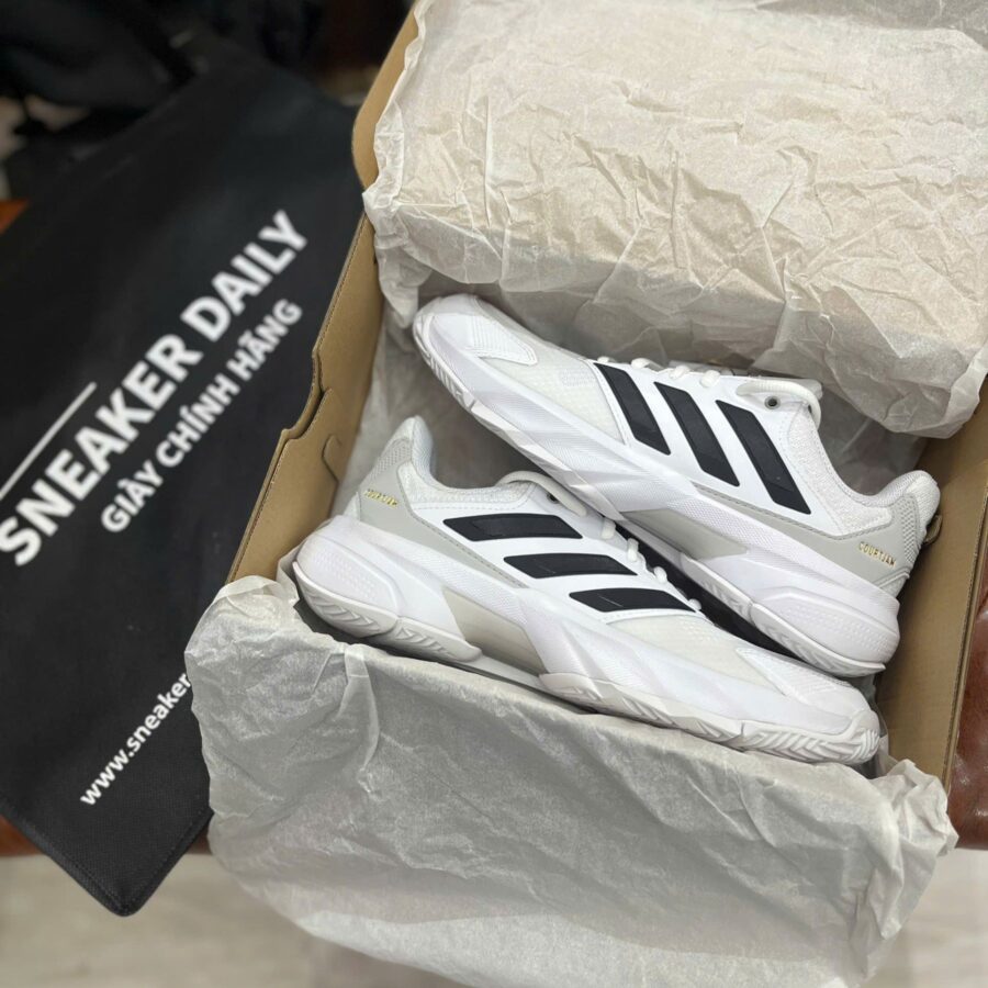 giày tennis/pickleball adidas courtjam control 3 ‘white’ if7888