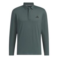 áo adidas polo golf dài tay aeroready nam 'legend ivy' im6415