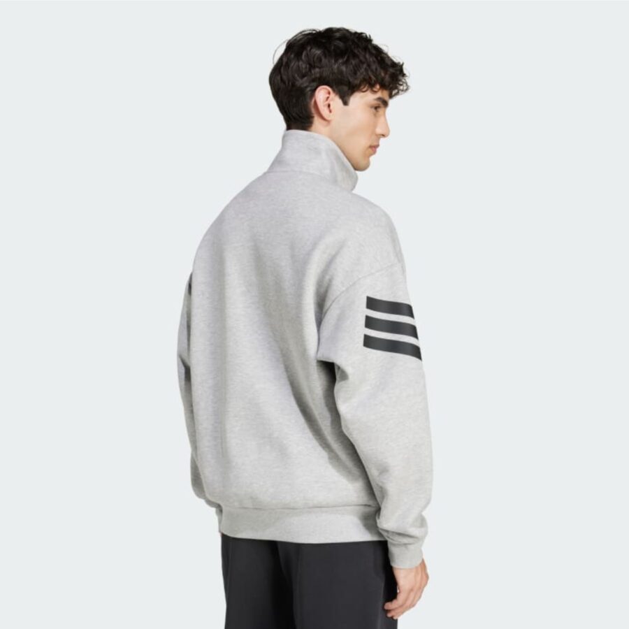 áo adidas track jacket dệt thoi 3 sọc future icons xám jd4886