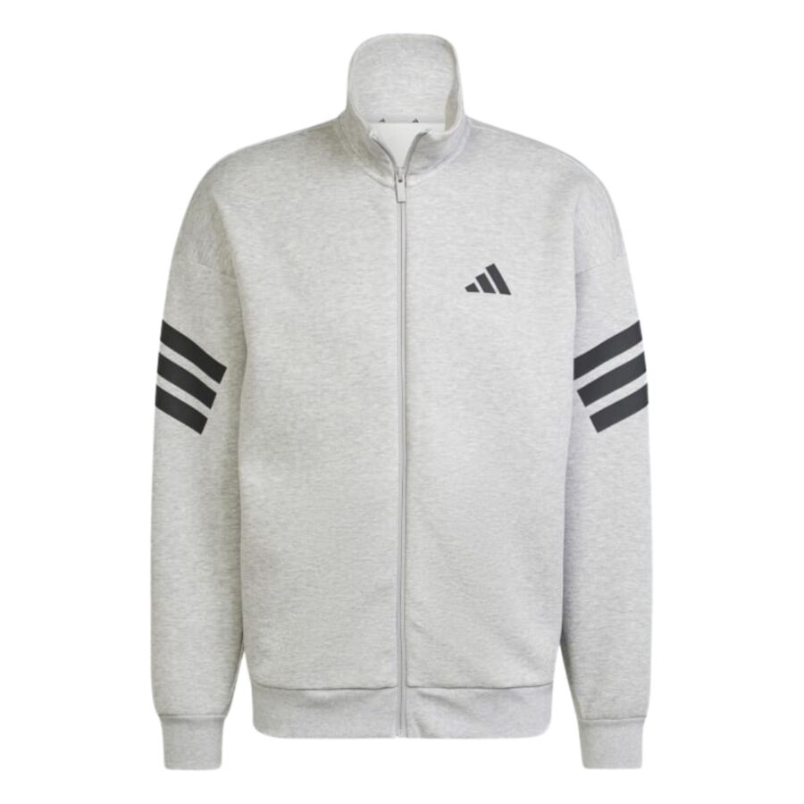 áo adidas track jacket dệt thoi 3 sọc future icons xám jd4886