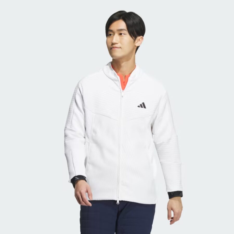 áo adidas khoác dài tay khóa kéo cold.rdy trắng hy0951