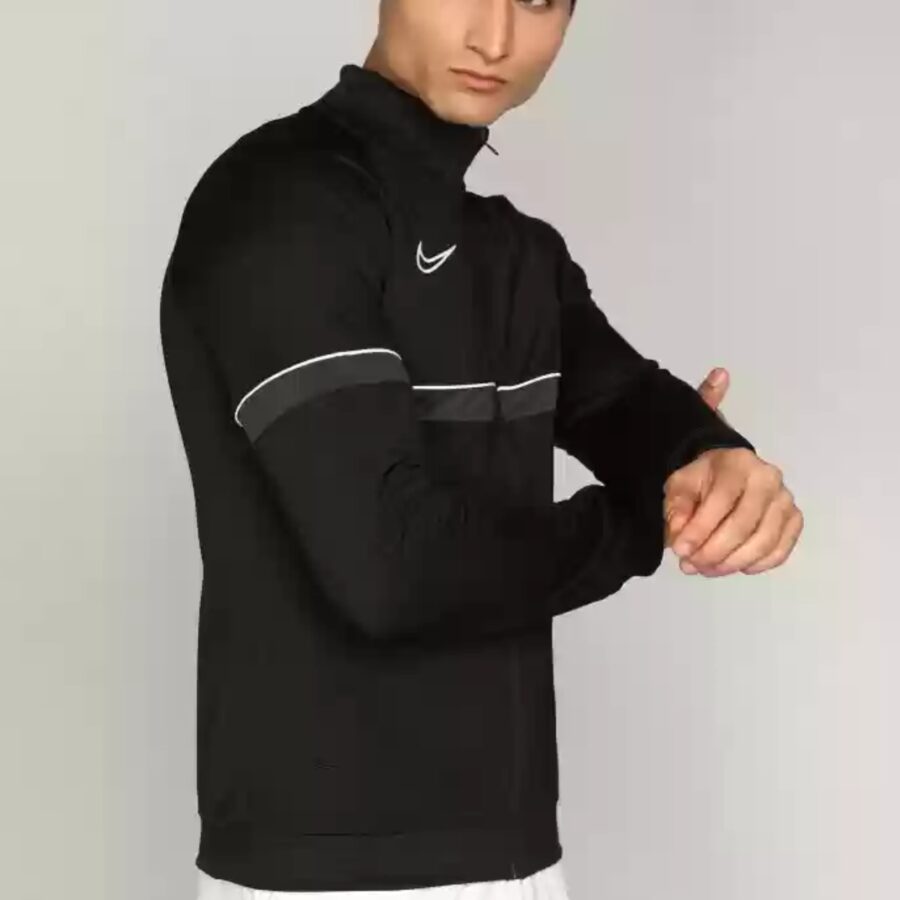 áo nike full sleeve colorblock men jacket black cw6114-014