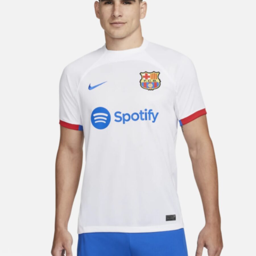 áo nike fc barcelona away jersey 2324 'white' dx2686-101