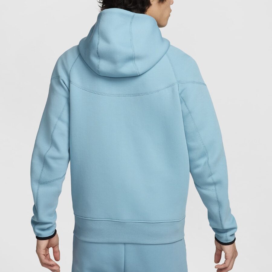 áo nike sportswear tech fleece windrunner denim turquoise fb7922-464