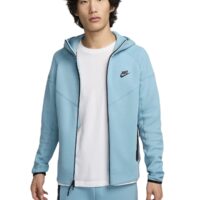 áo nike sportswear tech fleece windrunner denim turquoise fb7922-464