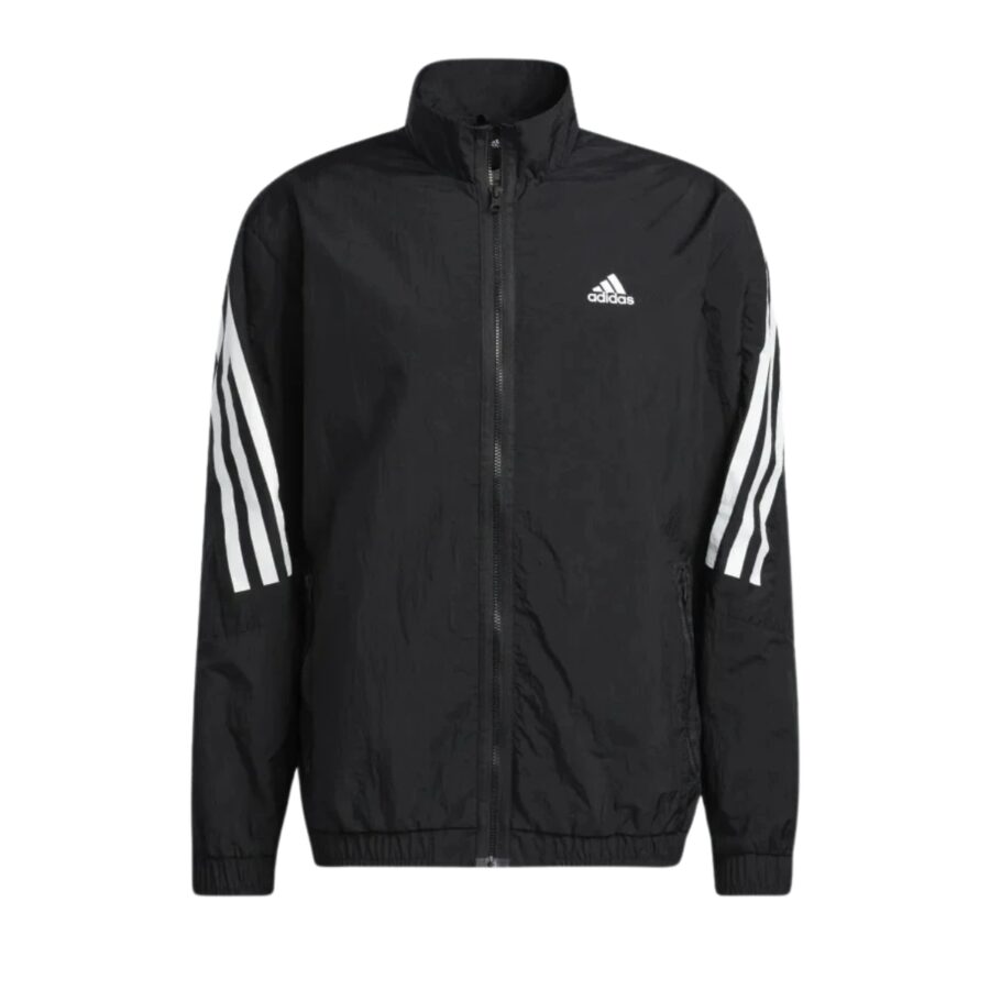 áo adidas future icons 3-stripes woven track top đen hj9944