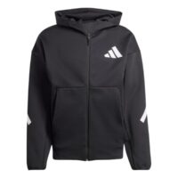 áo adidas z.n.e. full-zip hooded track jacket black jd5984