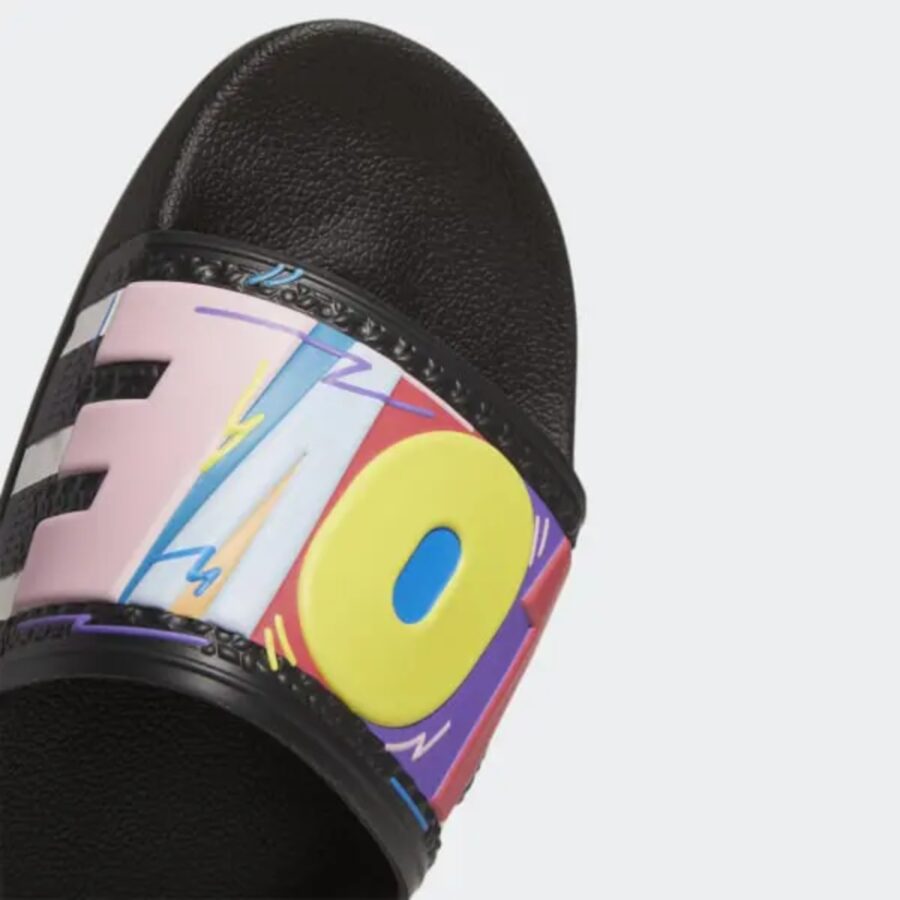 dép thể thao adidas màu đen - adilette pride slides - gx6389