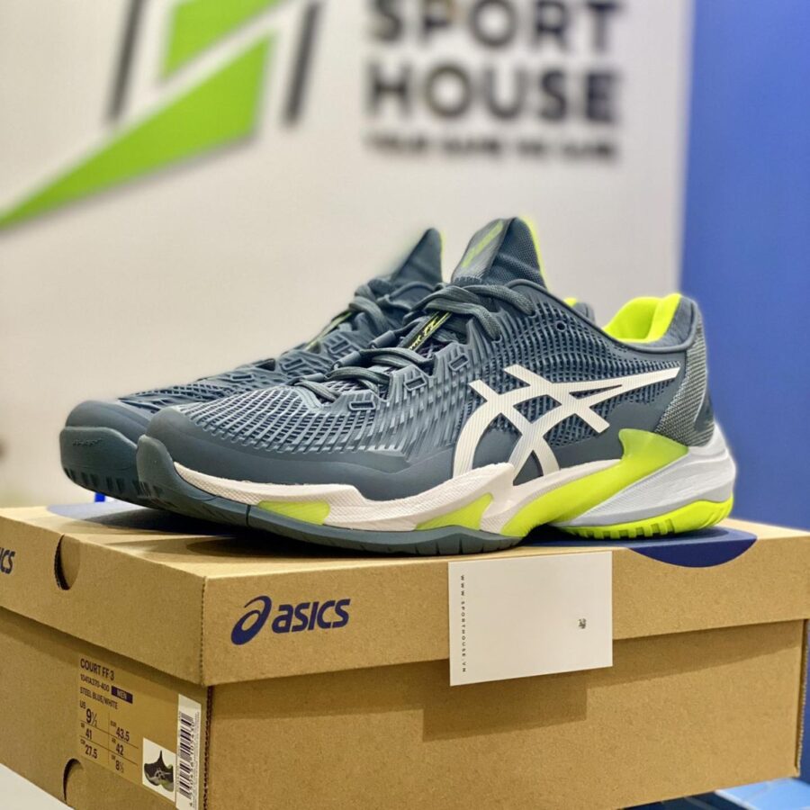 giày asics court ff 3 sneakers 'mako blue white' 1041a370-402