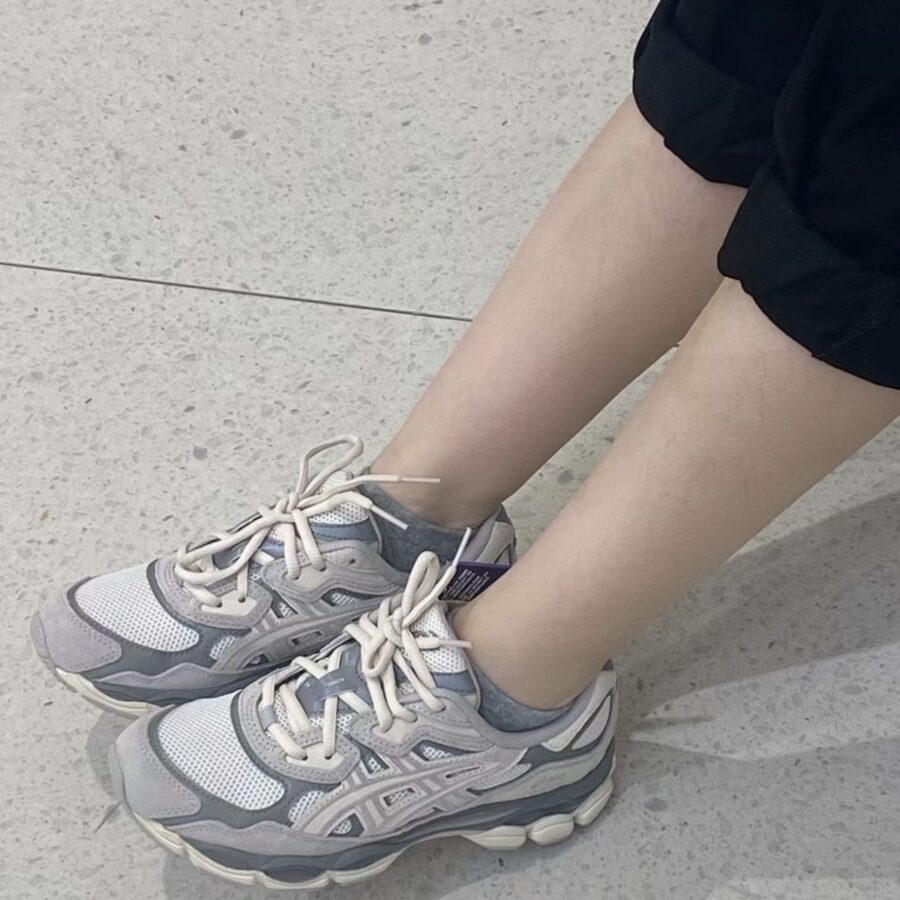 giày asics gel nyc 'cream oyster grey' 1201a789-103