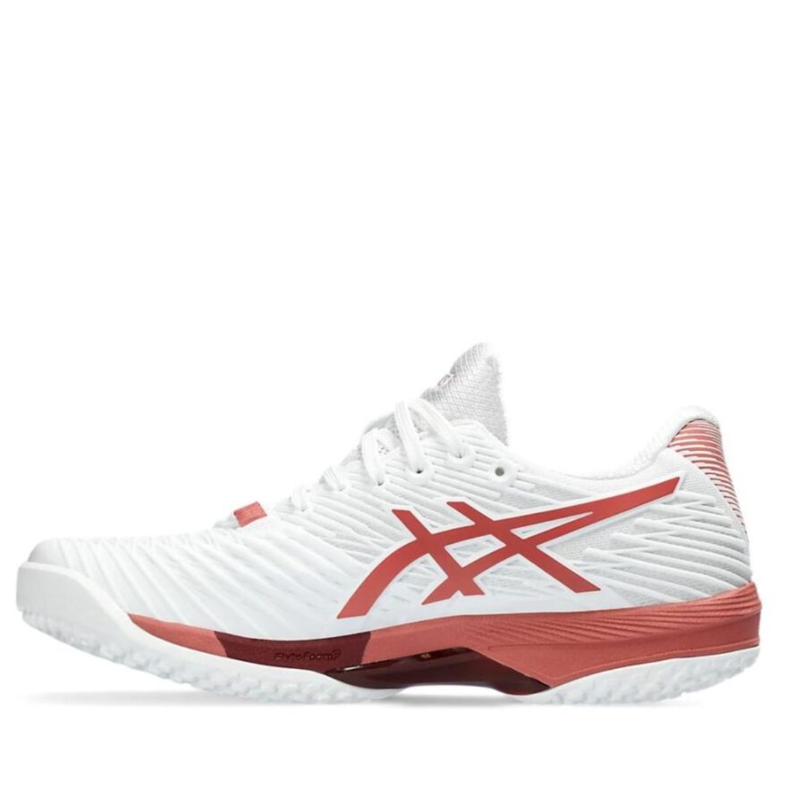 giày asics solution speed ff 2 'white x light garnet' 1042a135-105