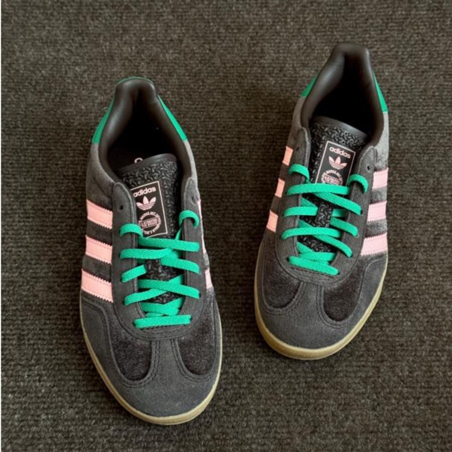 giày adidas gazelle indoor w dark brown glow pink ji2714