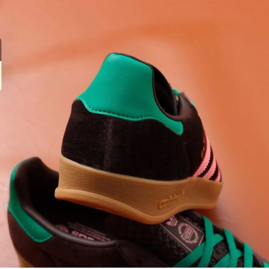 giày adidas gazelle indoor w dark brown glow pink ji2714