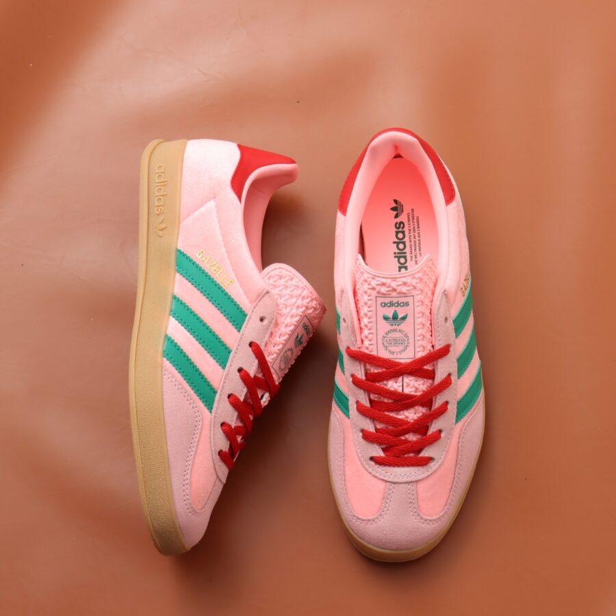 giày adidas women gazelle indoor pink ji2713