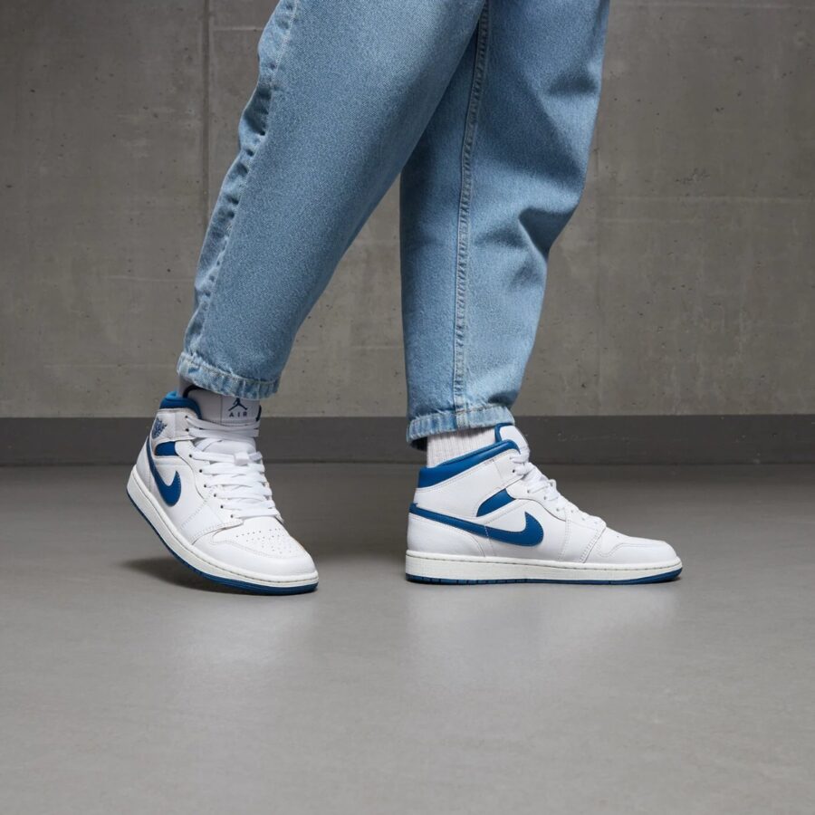 giày air jordan 1 mid se 'industrial blue' fn5215-141