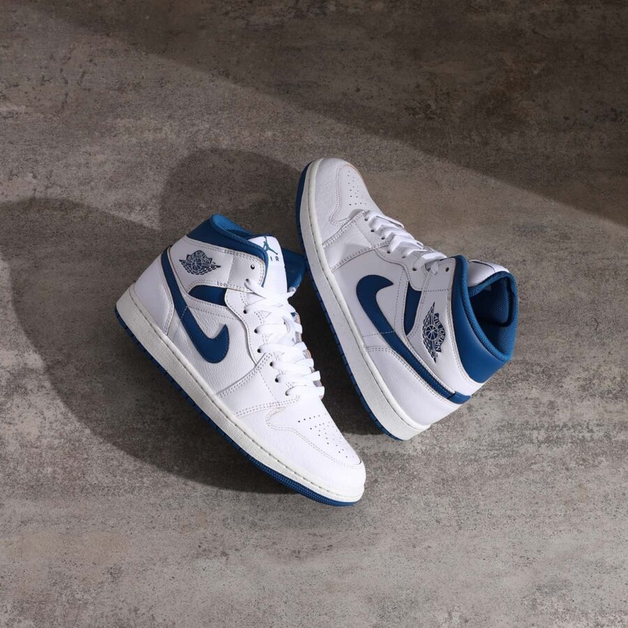 giày air jordan 1 mid se 'industrial blue' fn5215-141