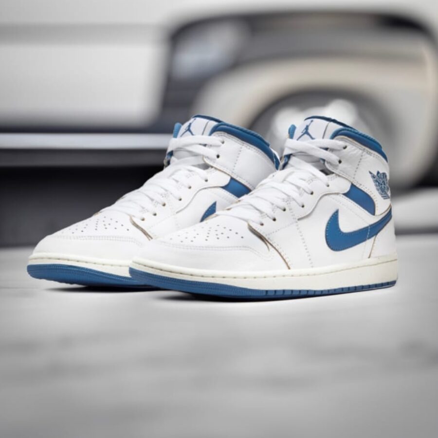 giày air jordan 1 mid se 'industrial blue' fn5215-141