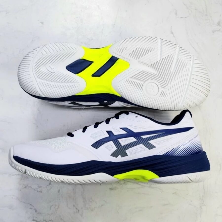 giày asics gel-court hunter 3 'white navy' 1071a088-102