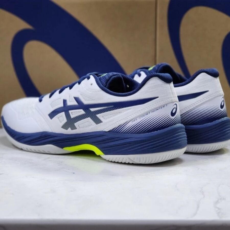 giày asics gel-court hunter 3 'white navy' 1071a088-102