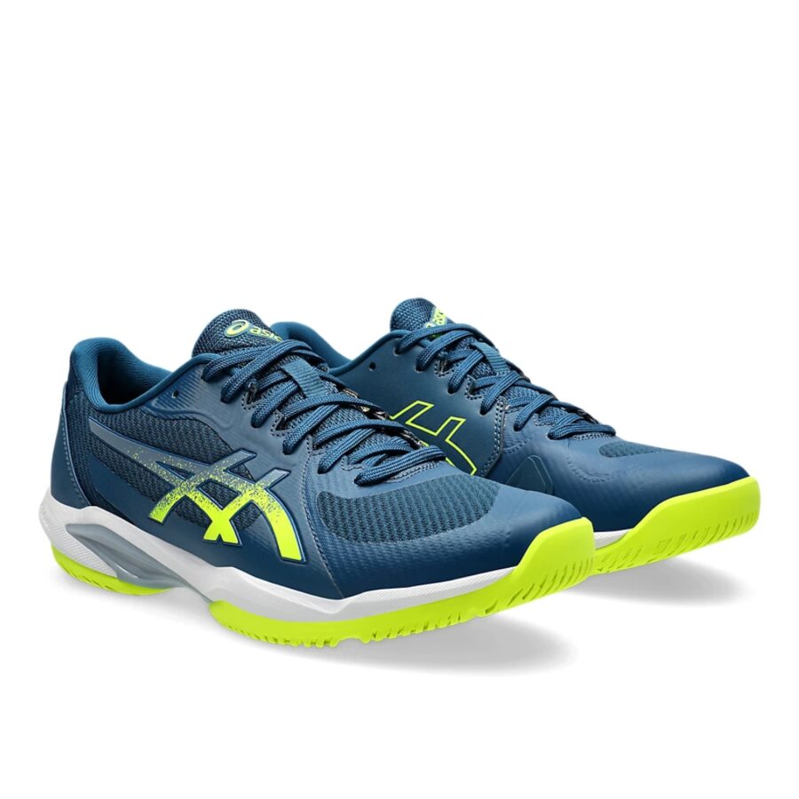 giày asics solution swift ff 2 mako blue safety yellow 1041a466-400