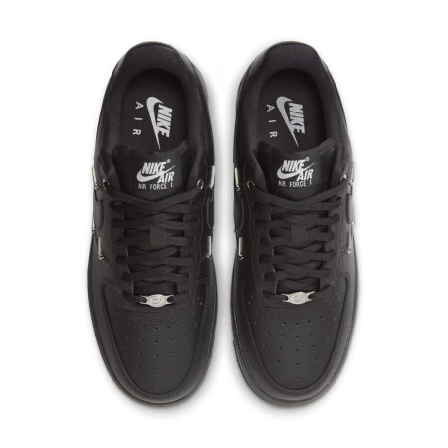 giày giày nike air force 1 low ‘black silver ’ hq1180-001
