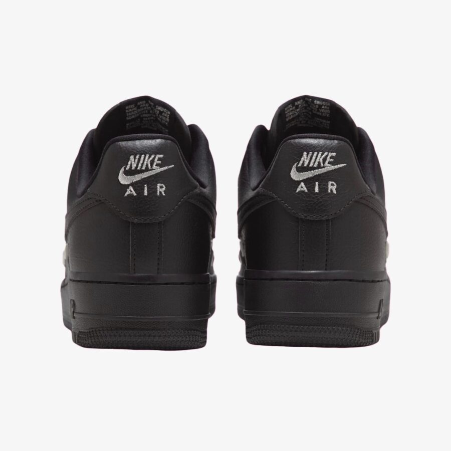giày giày nike air force 1 low ‘black silver ’ hq1180-001