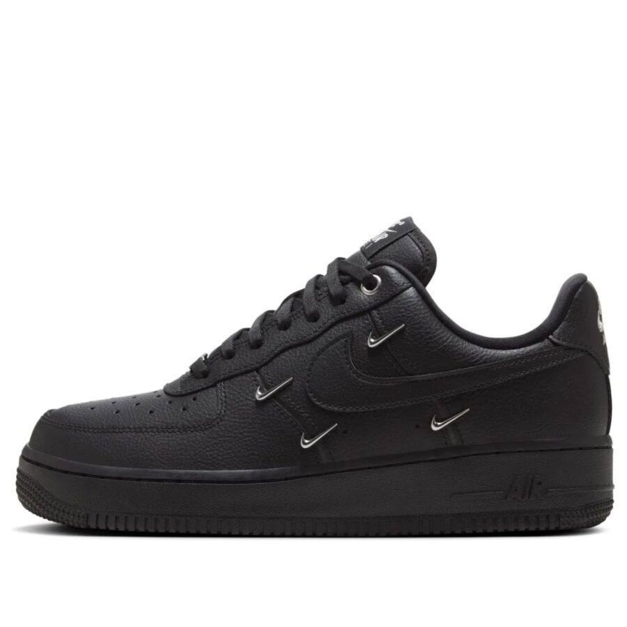 giày giày nike air force 1 low ‘black silver ’ hq1180-001