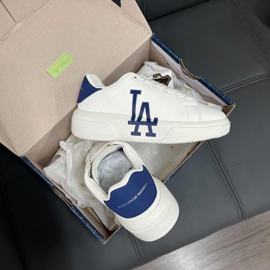 giày mlb chunky classic dodgers 'white navy' 3asxxa12n-07bld