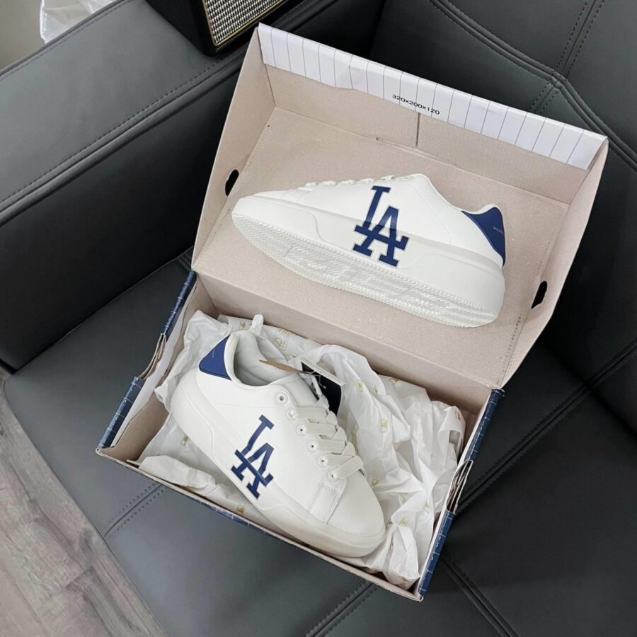 giày mlb chunky classic dodgers 'white navy' 3asxxa12n-07bld