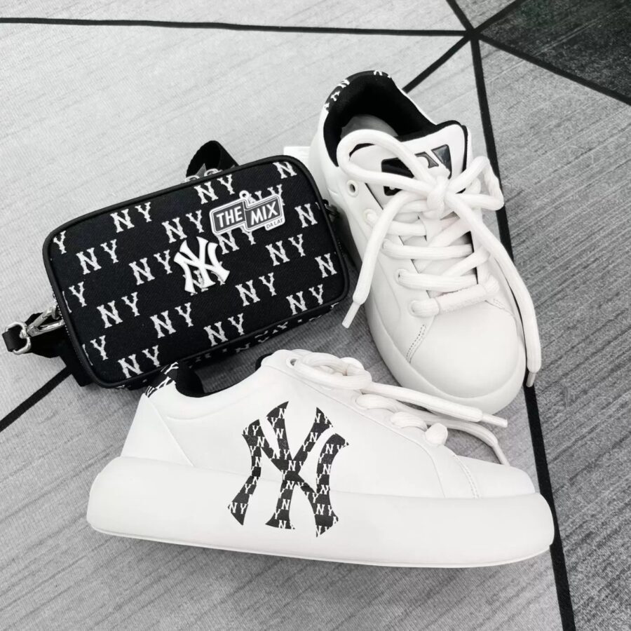 giày mlb new york yankees ss24 low 'black and white' 3asxcbh4n-50bks