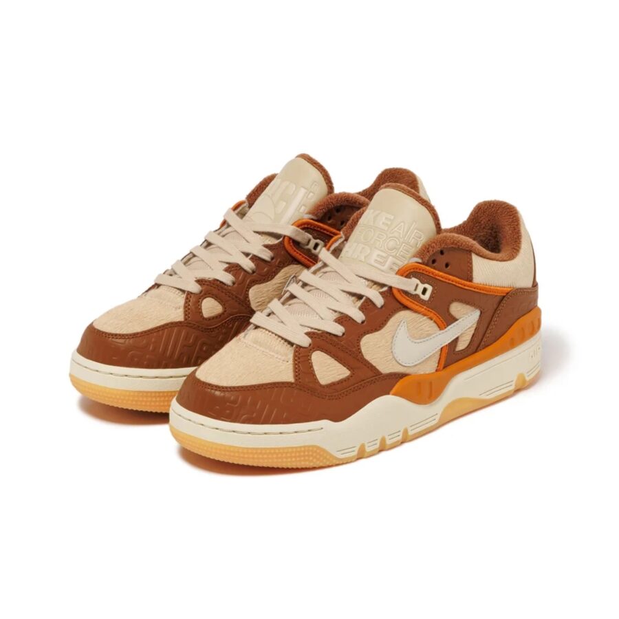 giày nigo x nike air force 3 low light british tan hq0260-200
