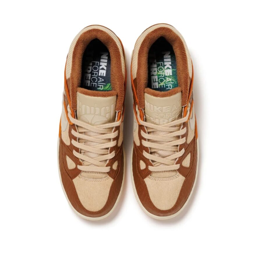 giày nigo x nike air force 3 low light british tan hq0260-200