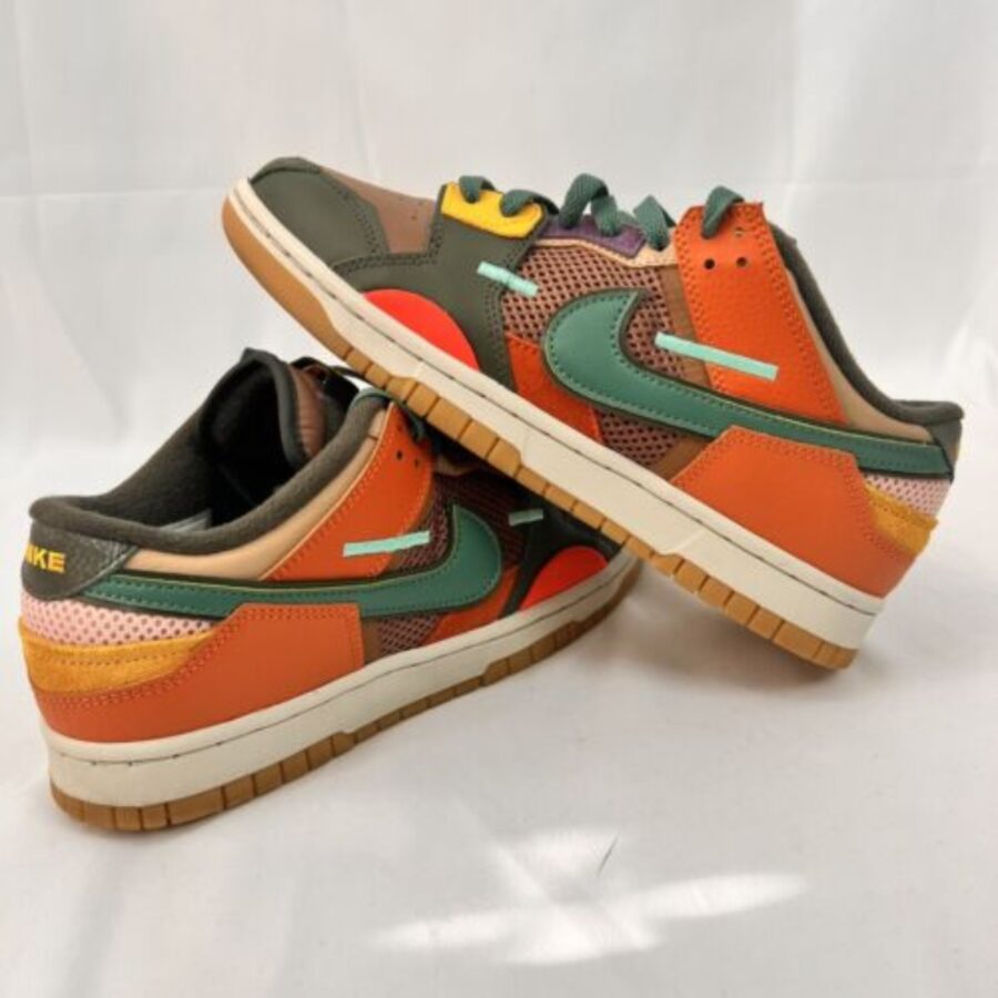 giày nike dunk low scrap "archeo brown" db0500-200