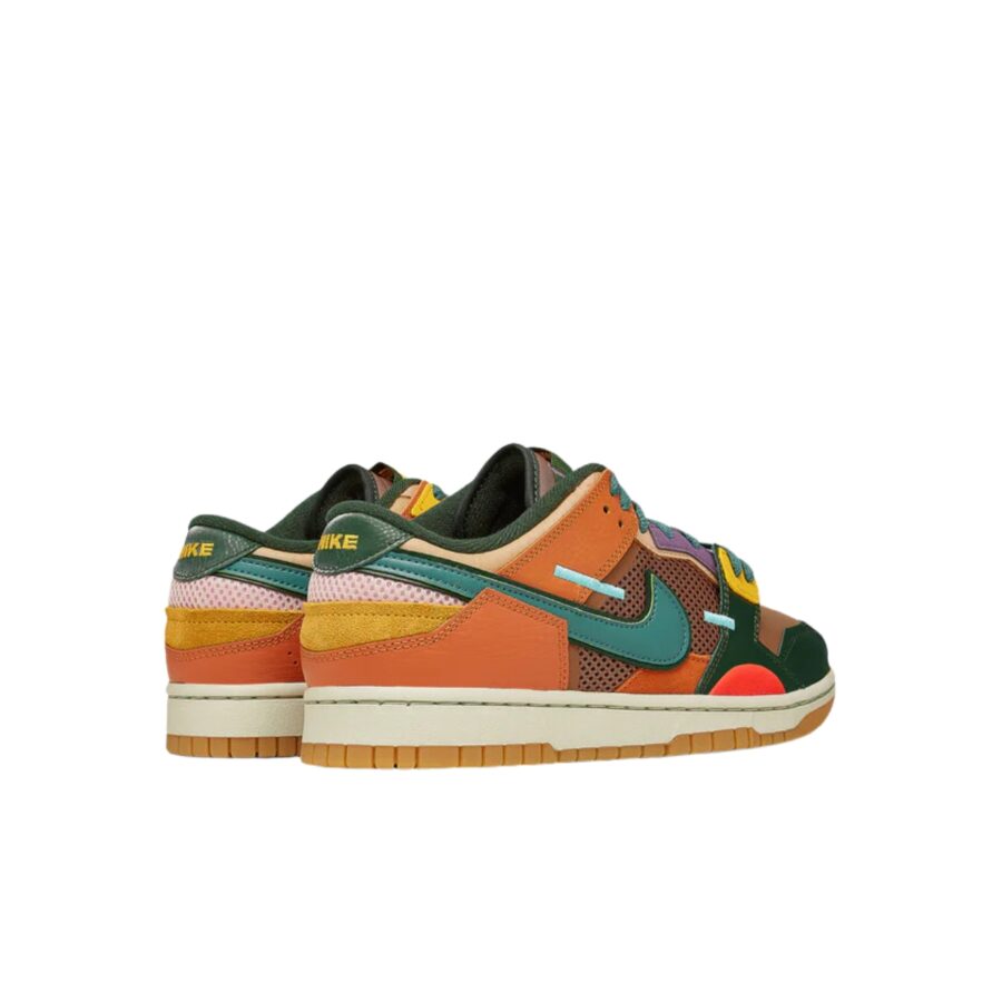 giày nike dunk low scrap "archeo brown" db0500-200