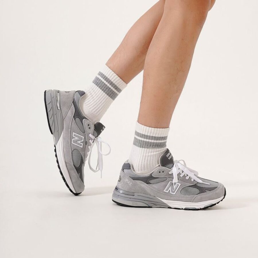 giày new balance 993 made in usa 'grey white' mr993gl