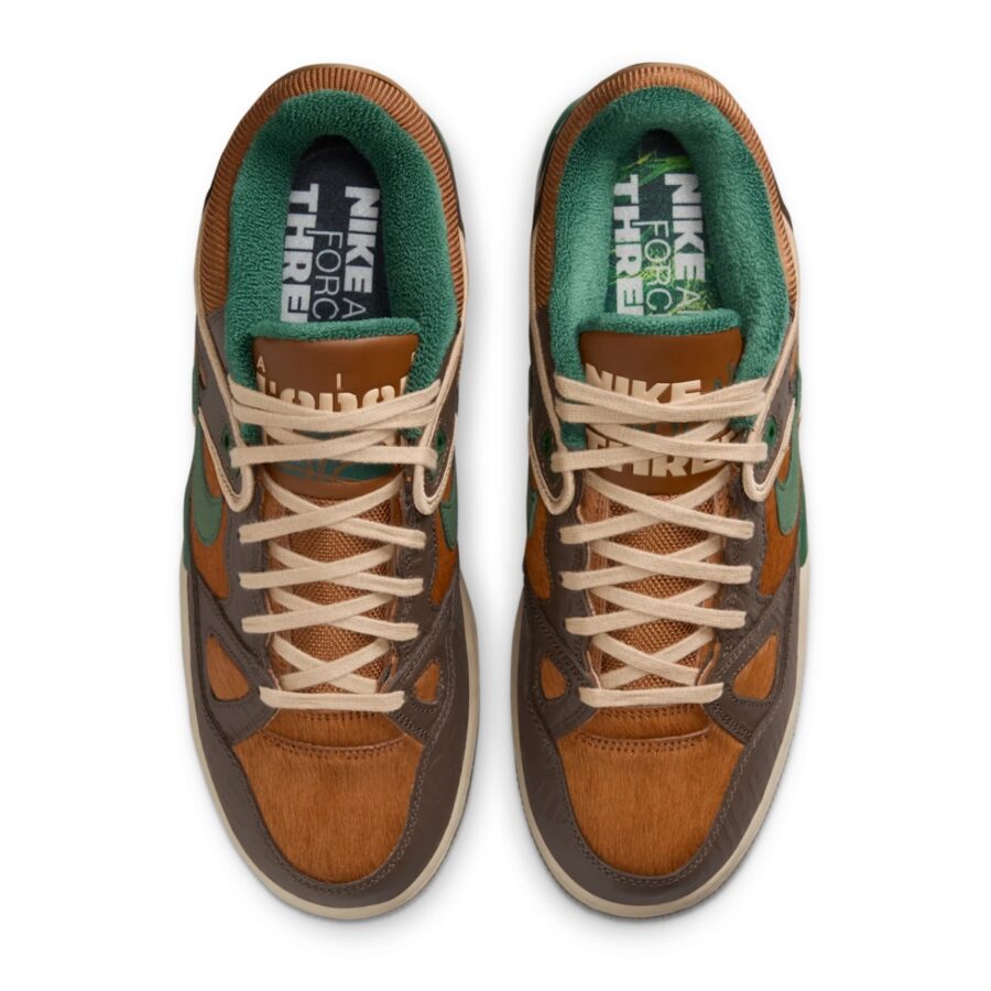 giày nigo x nike air force 3 low “baroque brown”hq0260-201