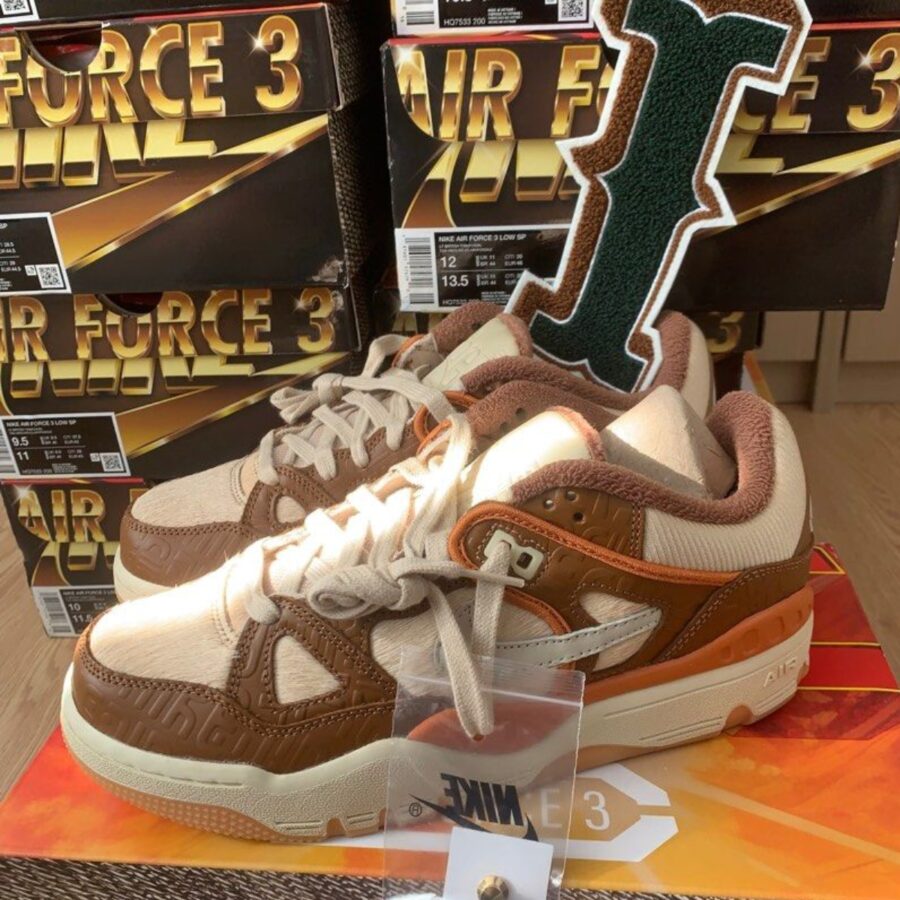 giày nike air force 3 low sp ogin 'nigo light british tan' hq7533-200