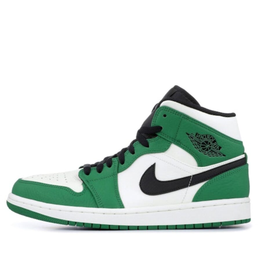 giày nike air jordan 1 mid 'pine green' 852542-301