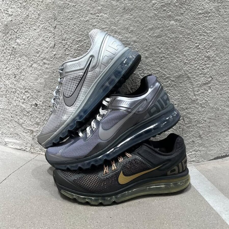 giày nike air max 2013 'metallic silver black' hq3025-001