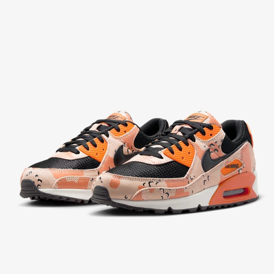 giày nike air max 90 camo pack bio beige orange if1721-201